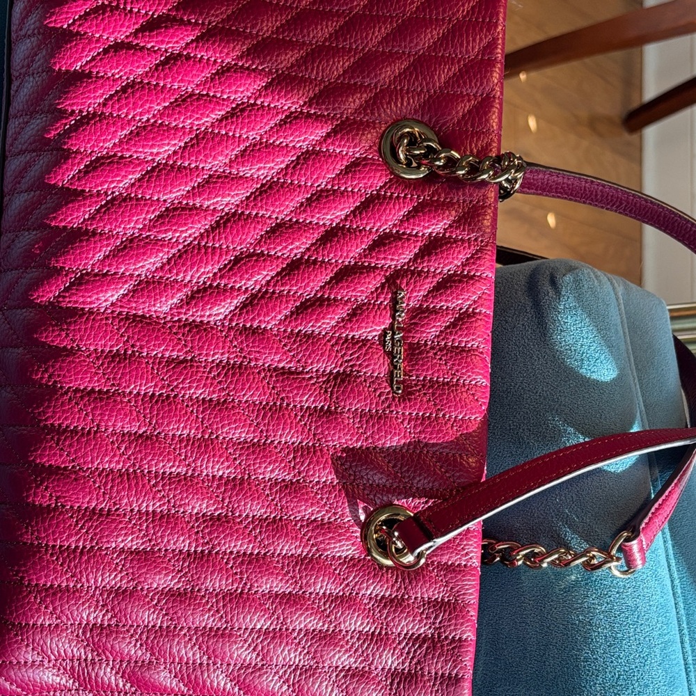 Pink Quilted Women's Bag